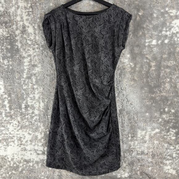 Ann Taylor Petite Size 10P Textured Knee Length Career Workwear Dress Gray - Picture 1 of 8
